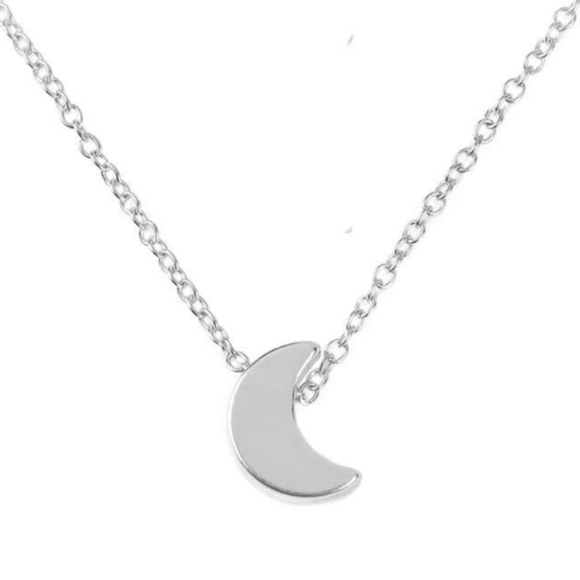 Crescent Moon Necklace - Picture 2 of 8